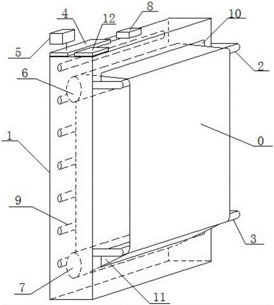 An intelligent motor-driven automatic hand towel hanging device