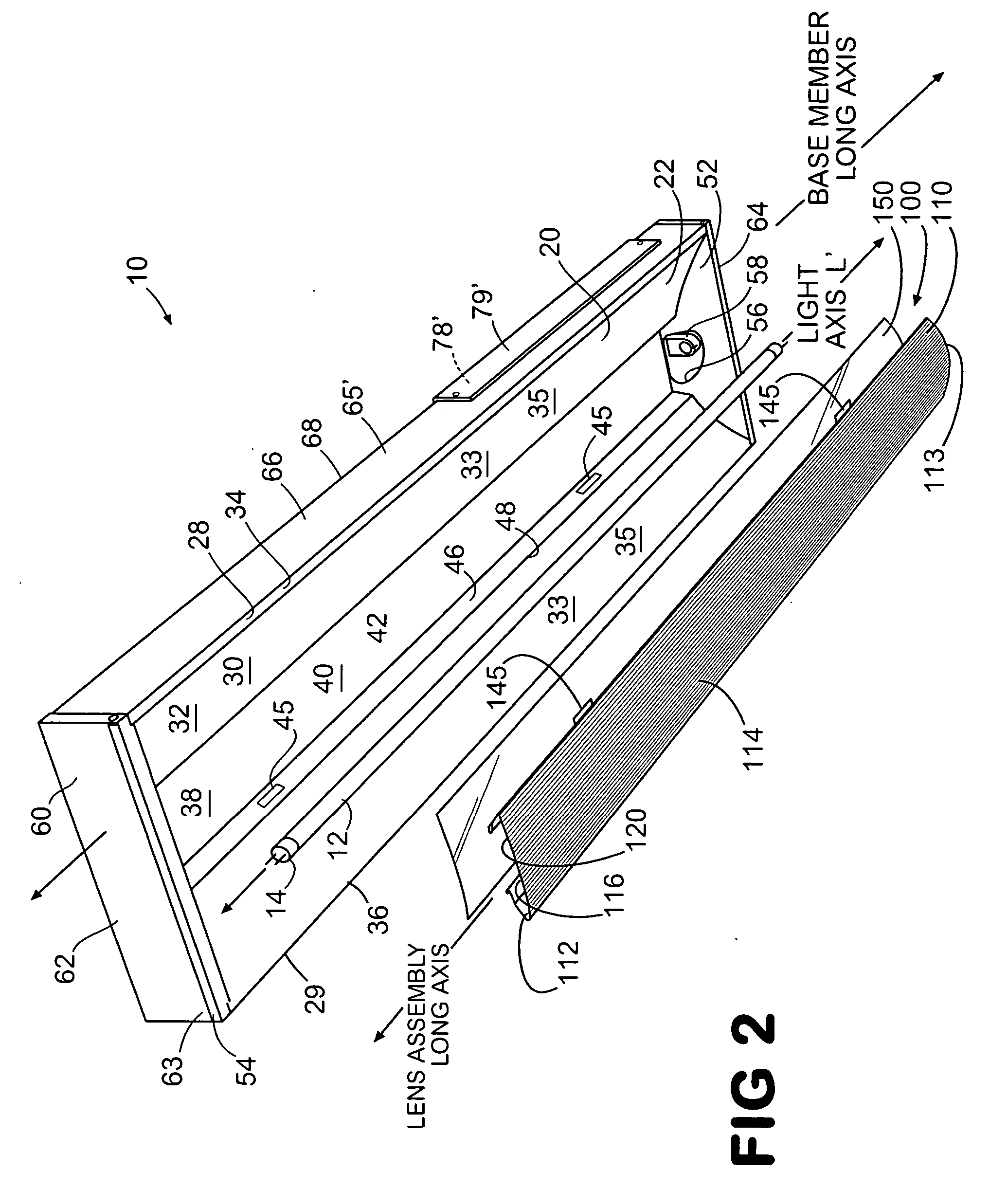 Light fixture and lens assembly for same