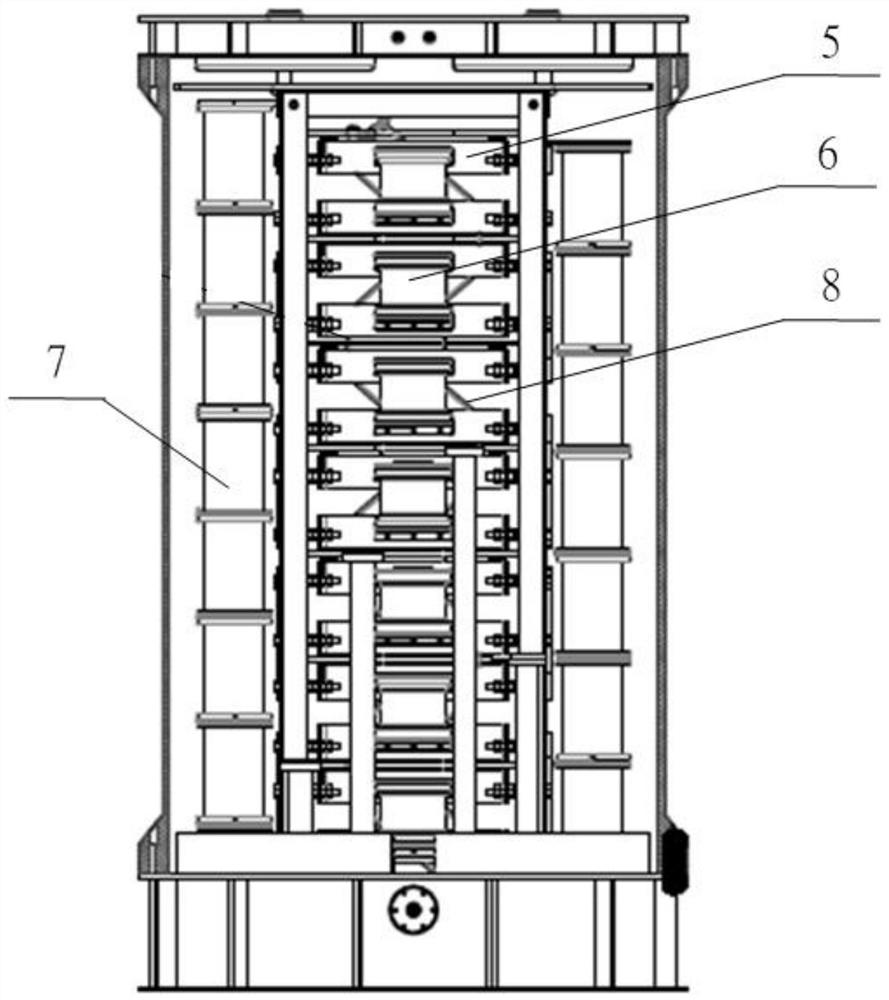 A voltage equalizing ring assembly for a closed impulse voltage generator