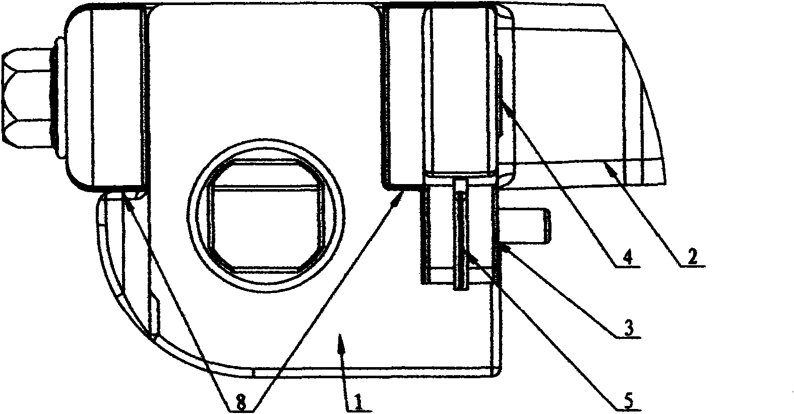 Folded pedal for folded bicycle