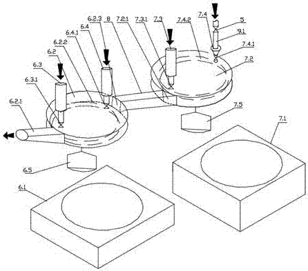 Rice protein negative pressure series crushing and sucking device and using method