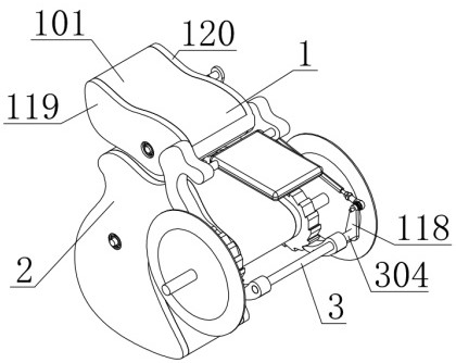 Handheld limiting pipeline cutting machine for building