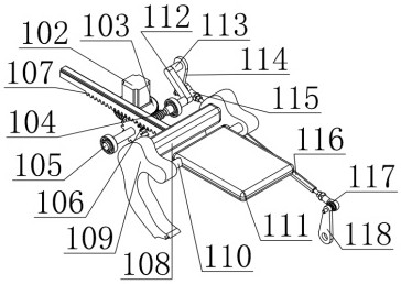 Handheld limiting pipeline cutting machine for building