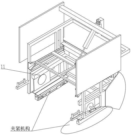 A new type of clamping mechanism device based on comas box turning machine