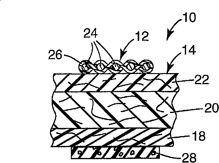 Respirator that uses a polymeric nose clip