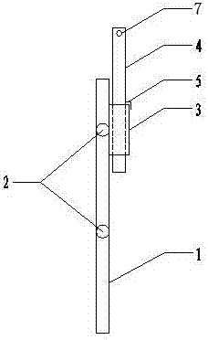 Height adjustable type temporary standard guardrail