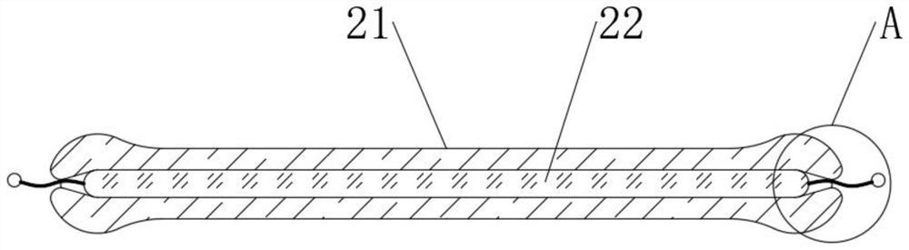 Magnetic suction type treatment process for oil-containing industrial wastewater