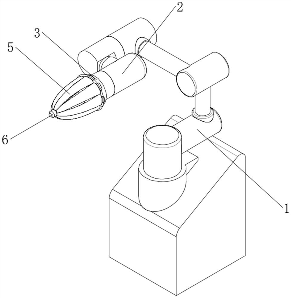 Auxiliary arm for orthopedic surgery robot