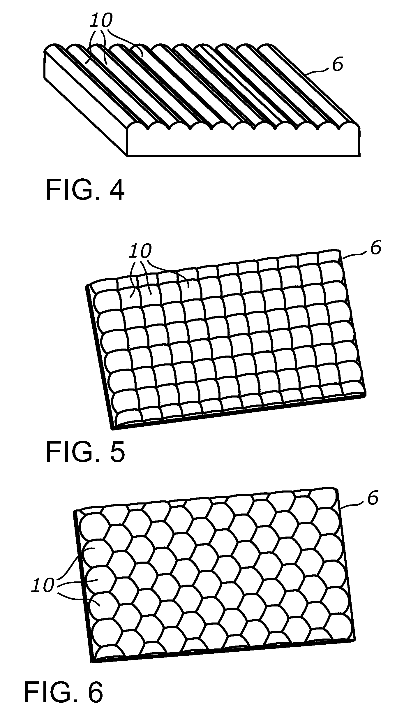 Light harvesting system employing microstructures for efficient light trapping