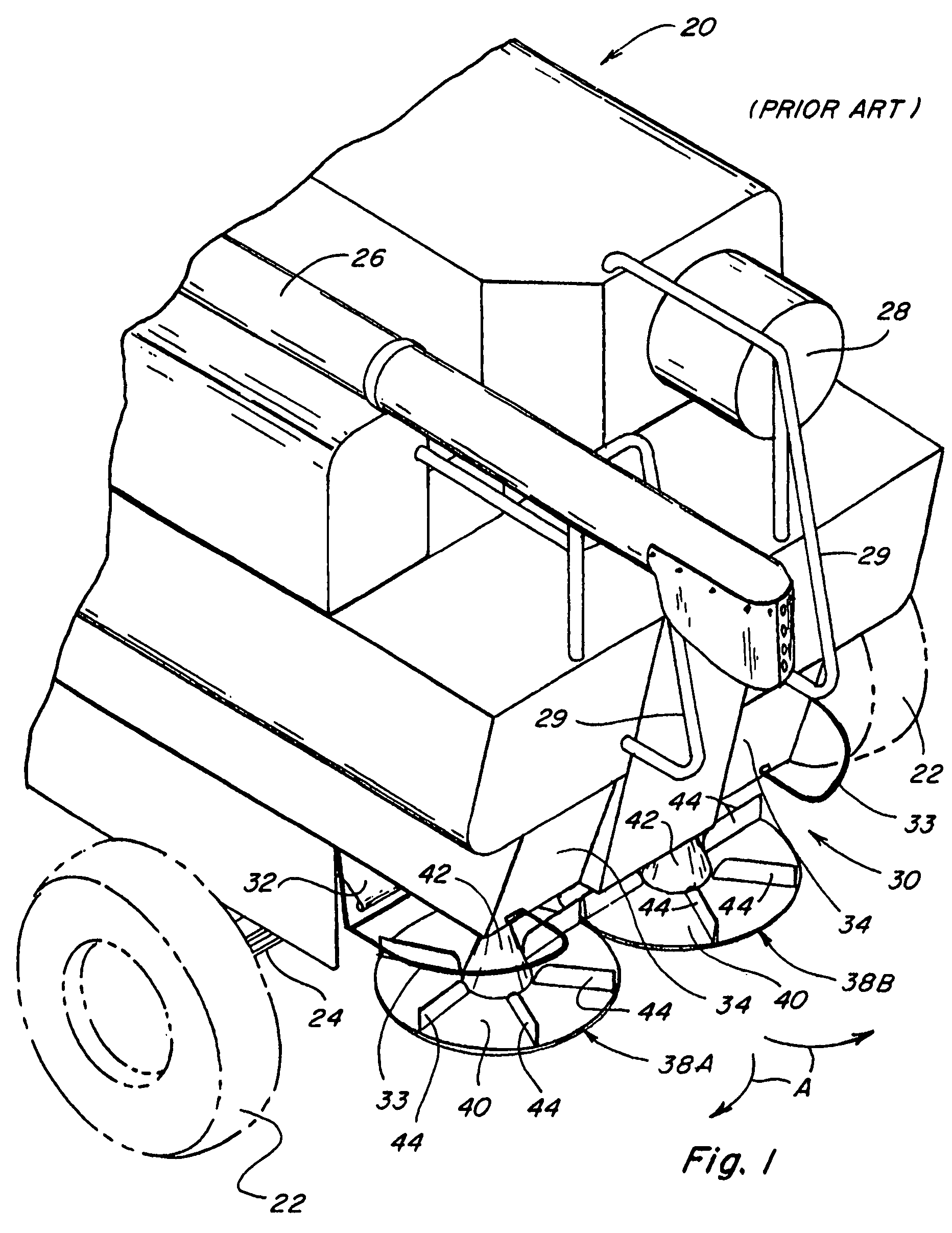 Windrow forming construction