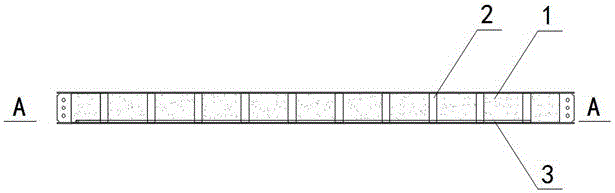 Grouting device for steel shear structure assembling type building and construction method of grouting device