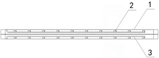 Grouting device for steel shear structure assembling type building and construction method of grouting device