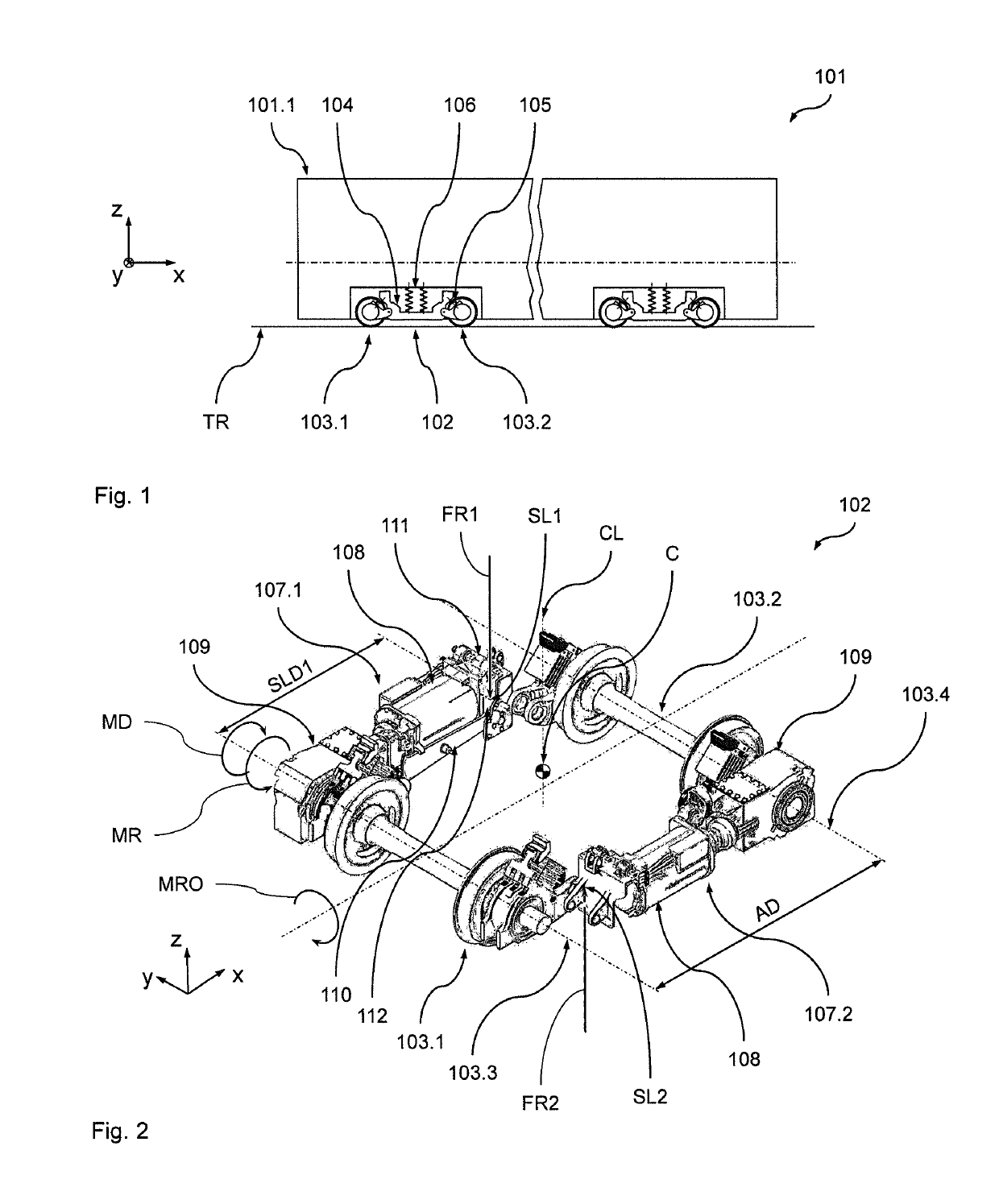 Running gear for a rail vehicle