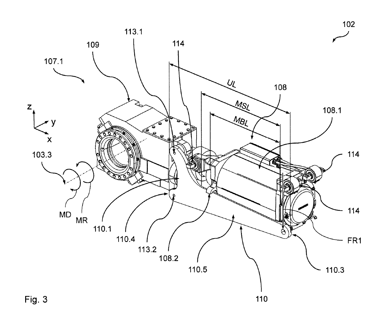 Running gear for a rail vehicle