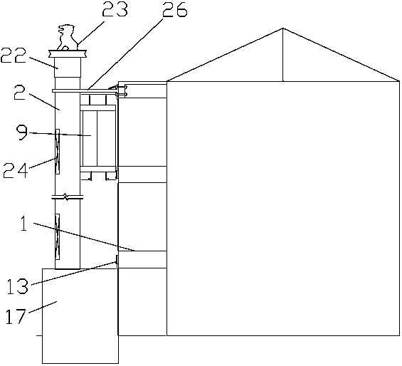 Passenger elevator with external lift car