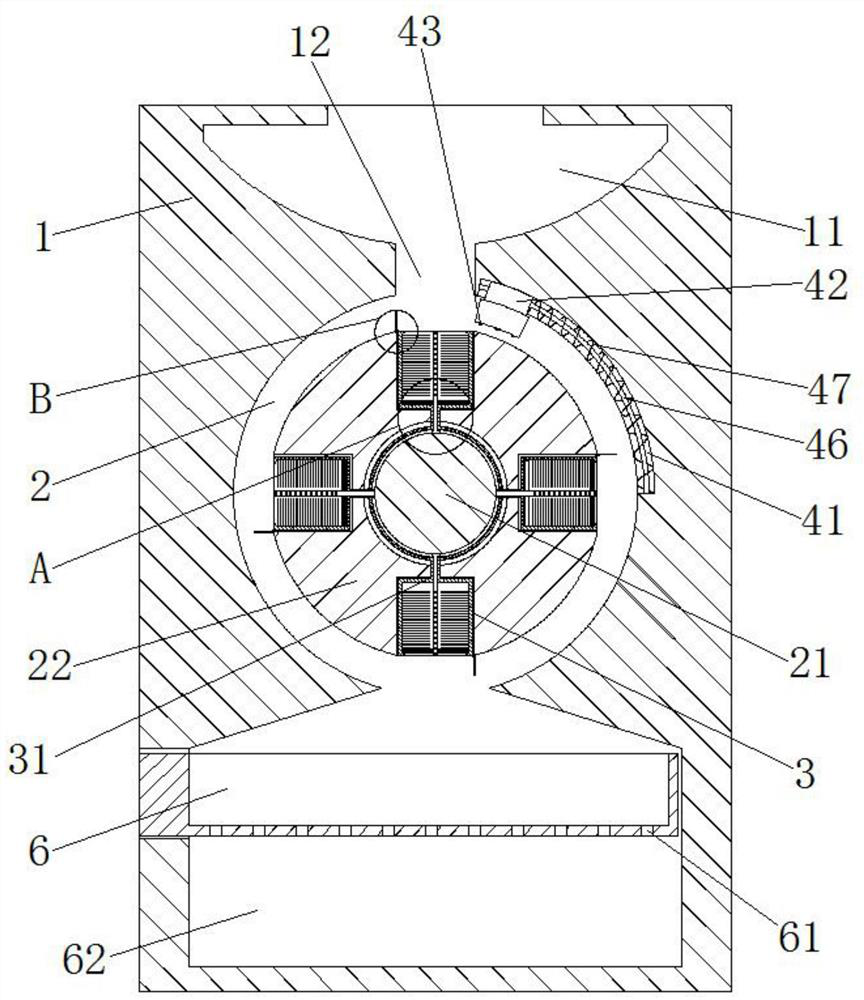 Post-collection pretreatment device for gynecological examination instruments