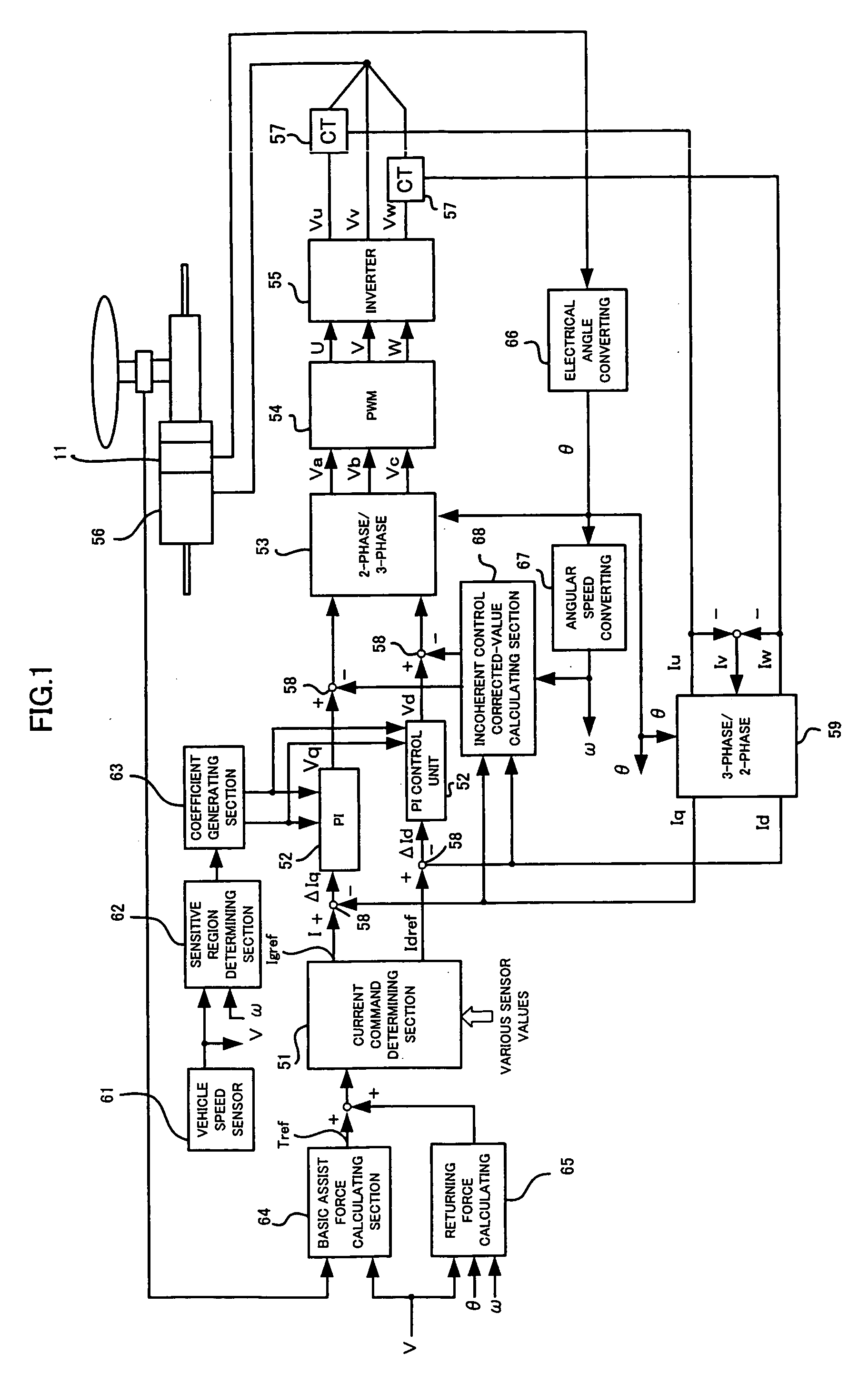 Motor-drive control device and electric power steering device using the same