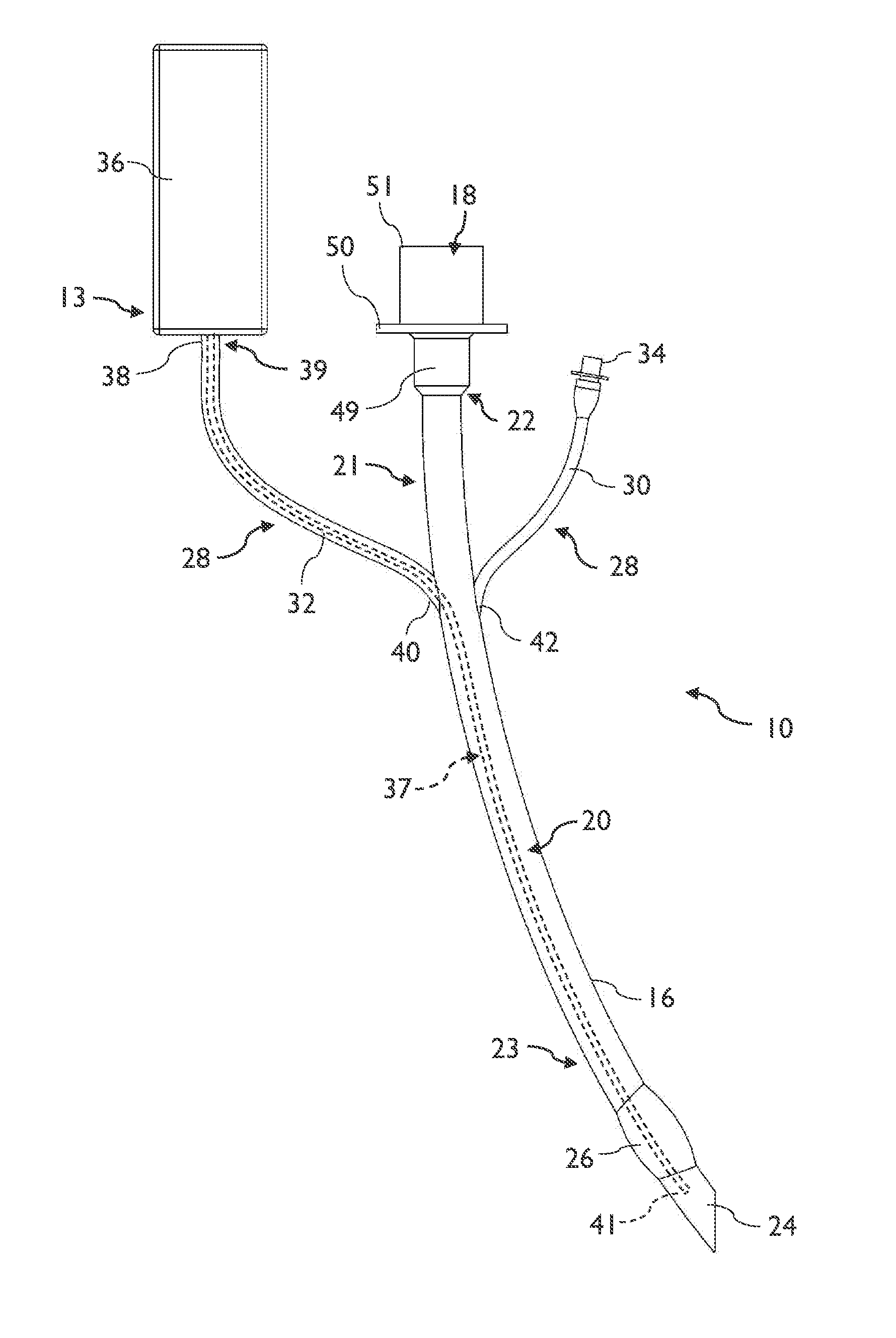 Methods and apparatus to deliver therapeutic non-ultraviolet electromagnetic radiation for an endotracheal tube