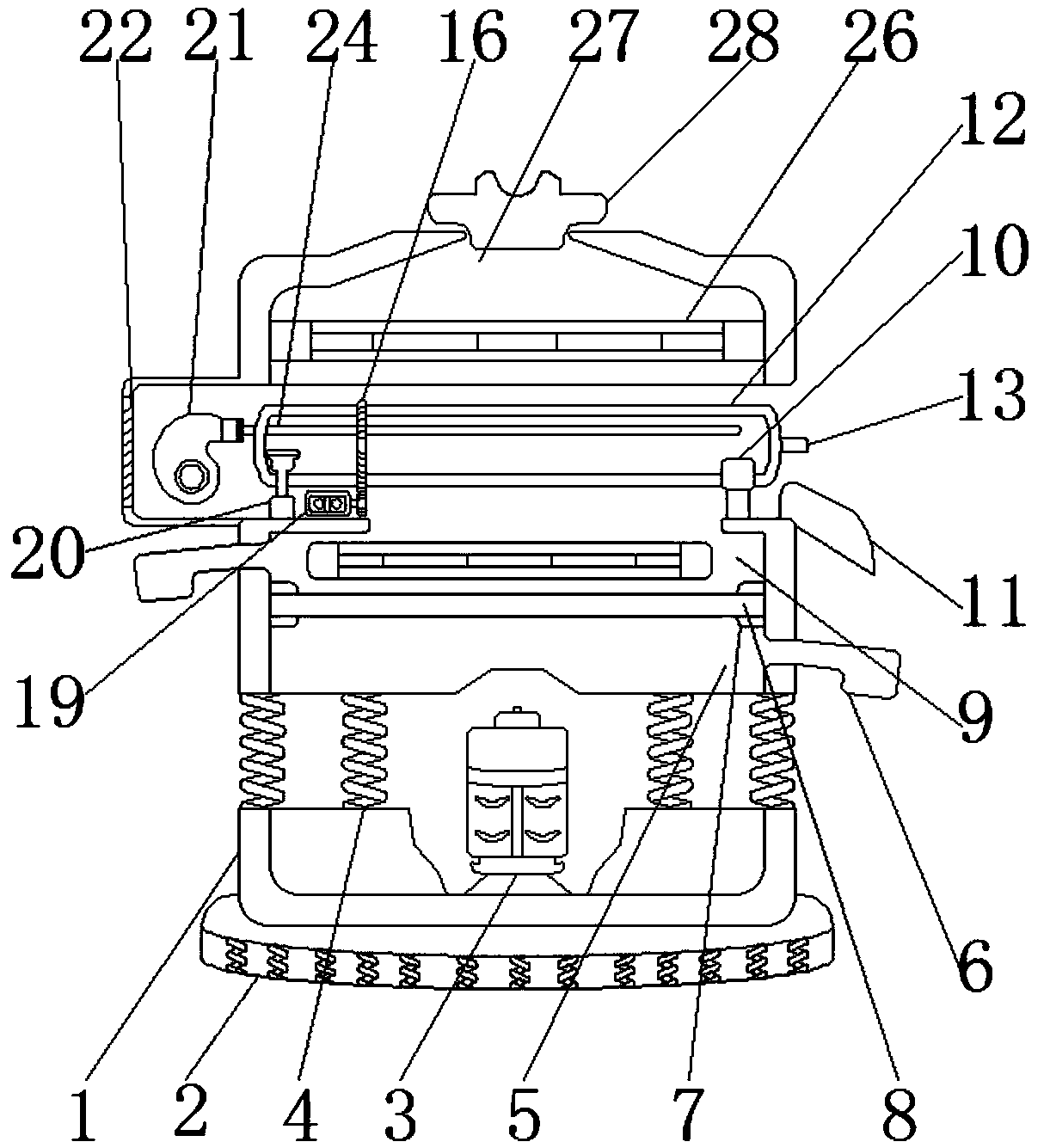 Screening machine with protective function on megestrol acetate tablets