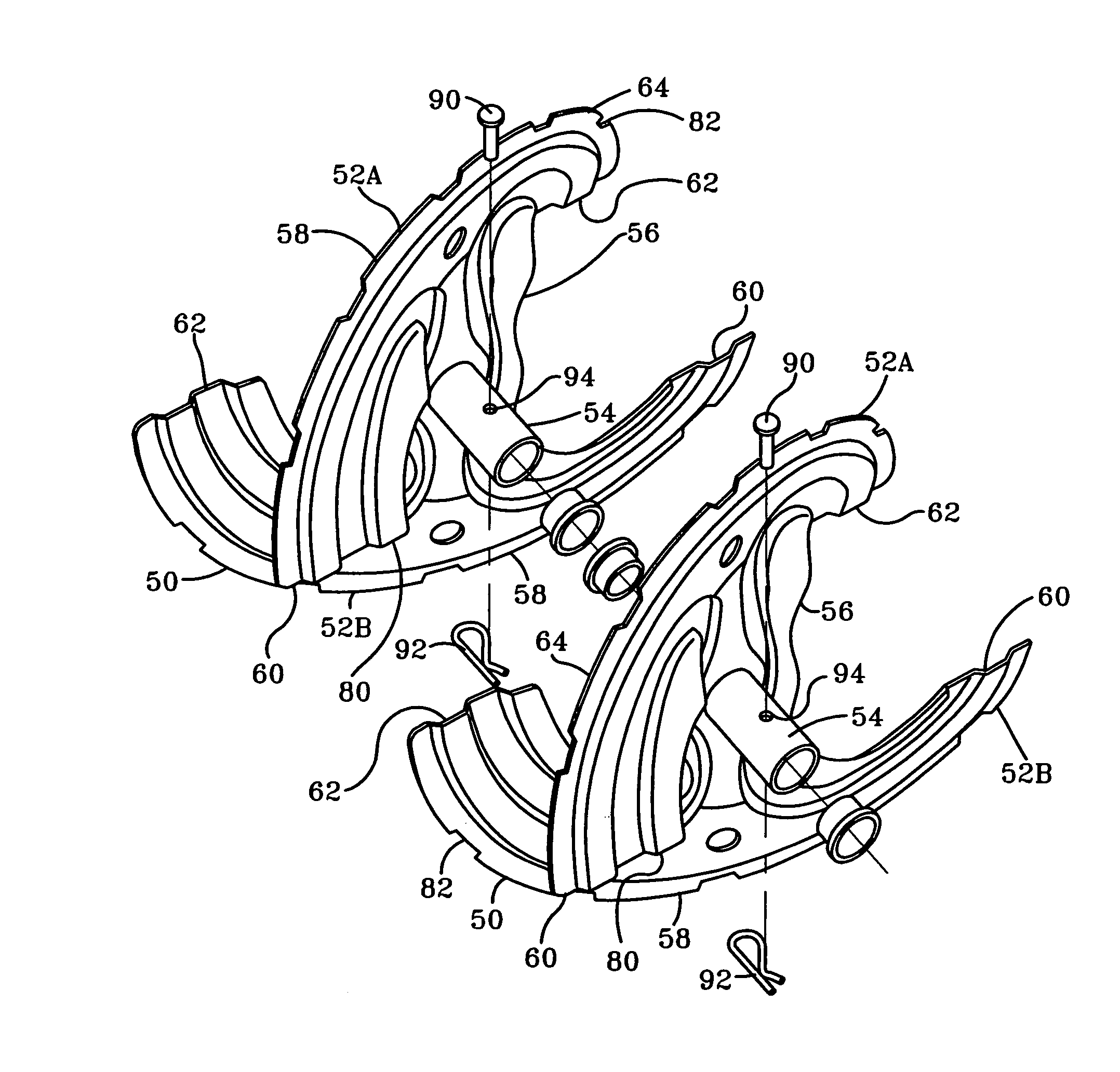 Auger for snow throw machine