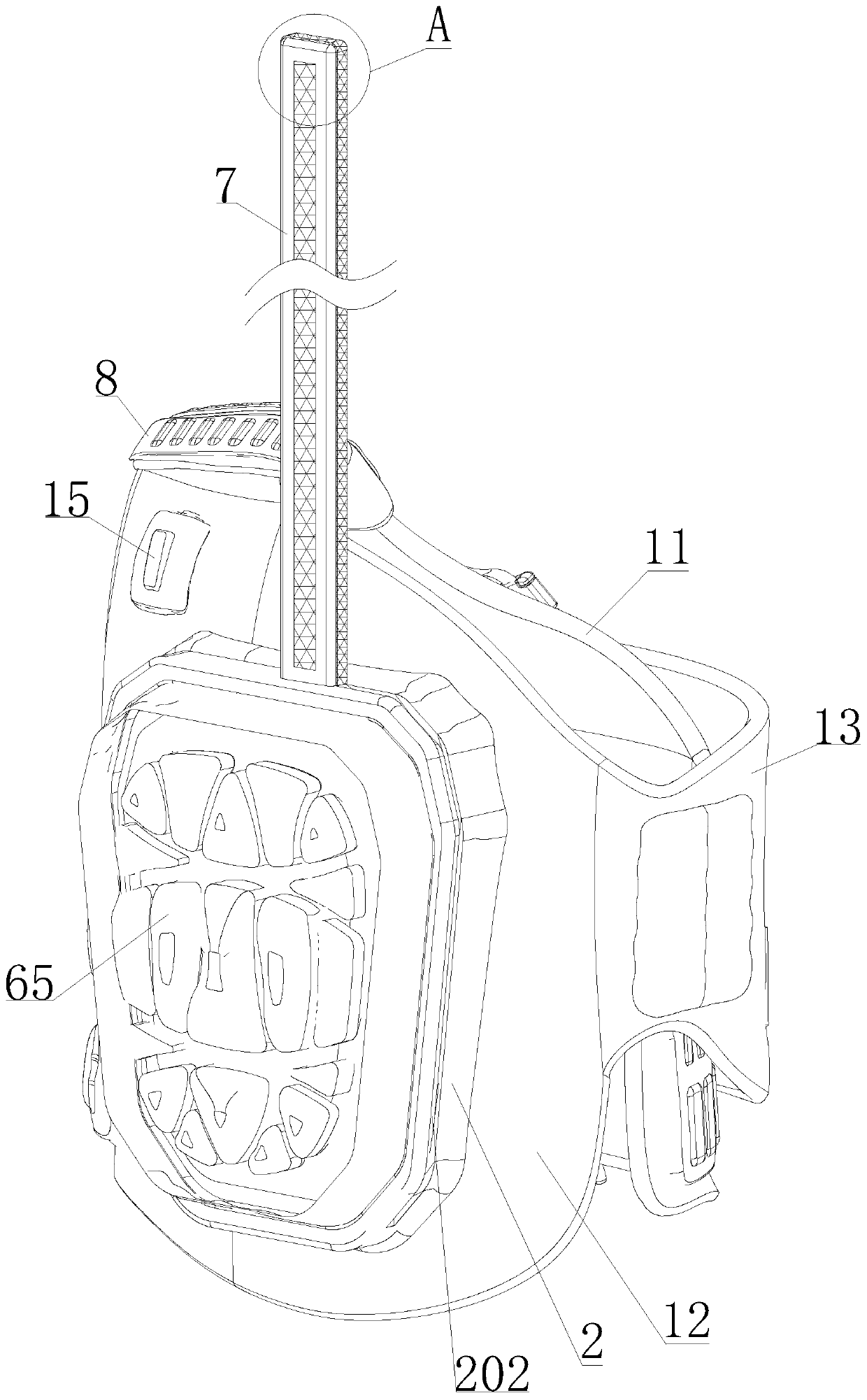 Life jacket with alarming and positioning functions