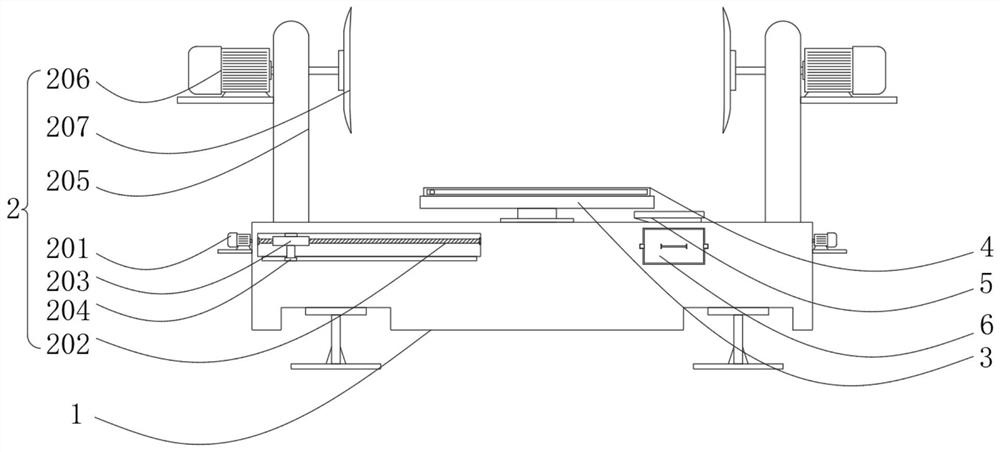 Double-sided milling machine cutting machine convenient to maintain