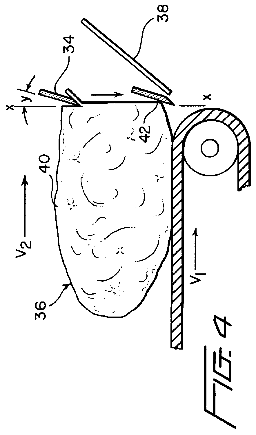 Method and apparatus for uniformly slicing food products