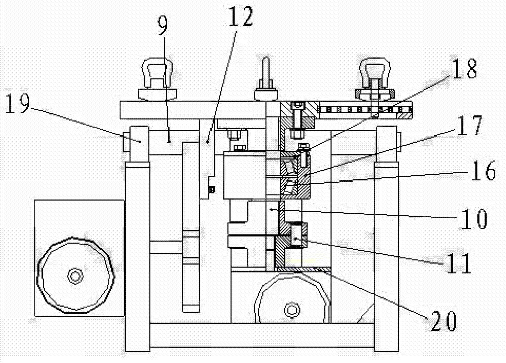 Transmission line tower base welding device