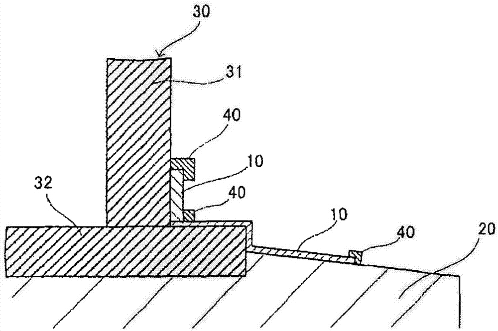 Waterproof sheet and method for waterproofing construction