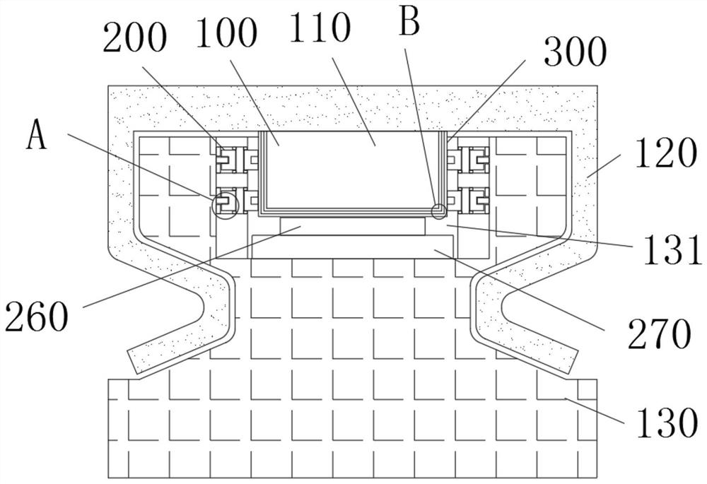 Auxiliary positioning structure for elevator guide rail straightening device