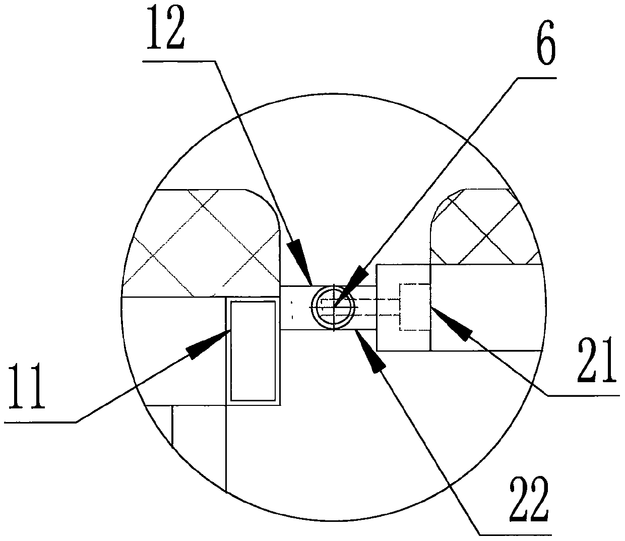 Sickbed with foldable accompanying bed and application method thereof