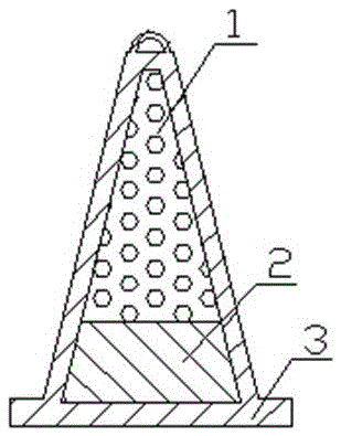 Manufacturing method of tapered bumper post