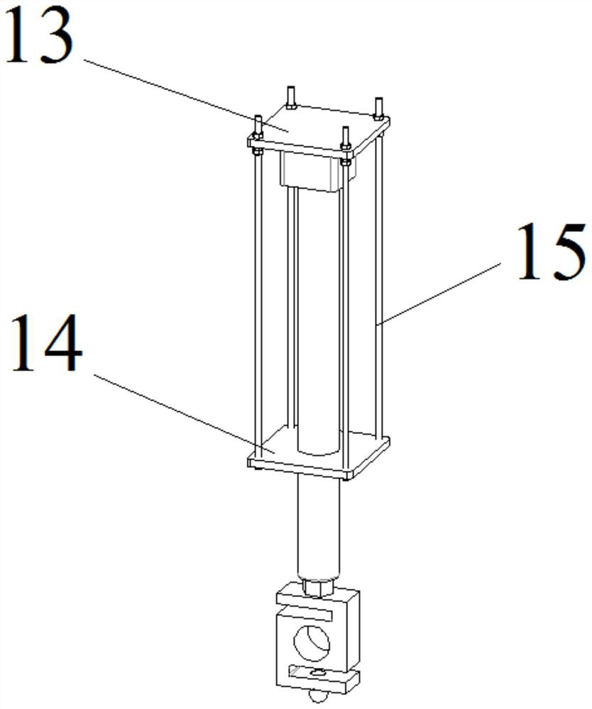 Static performance testing device suitable for multi-size static pressure air bearing