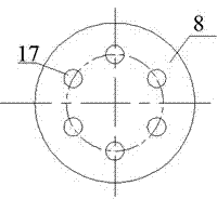 Gas-liquid coaxial ejection liquid fuel electrostatic atomization nozzle