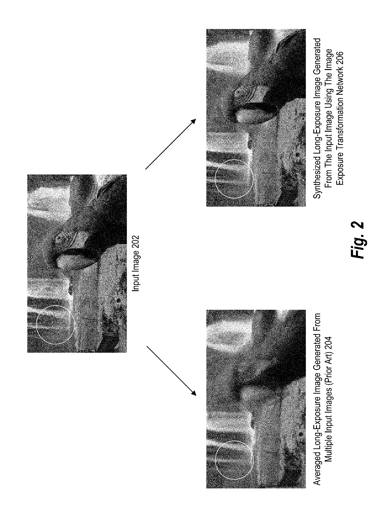 Training and utilizing an image exposure transformation neural network to generate a long-exposure image from a single short-exposure image