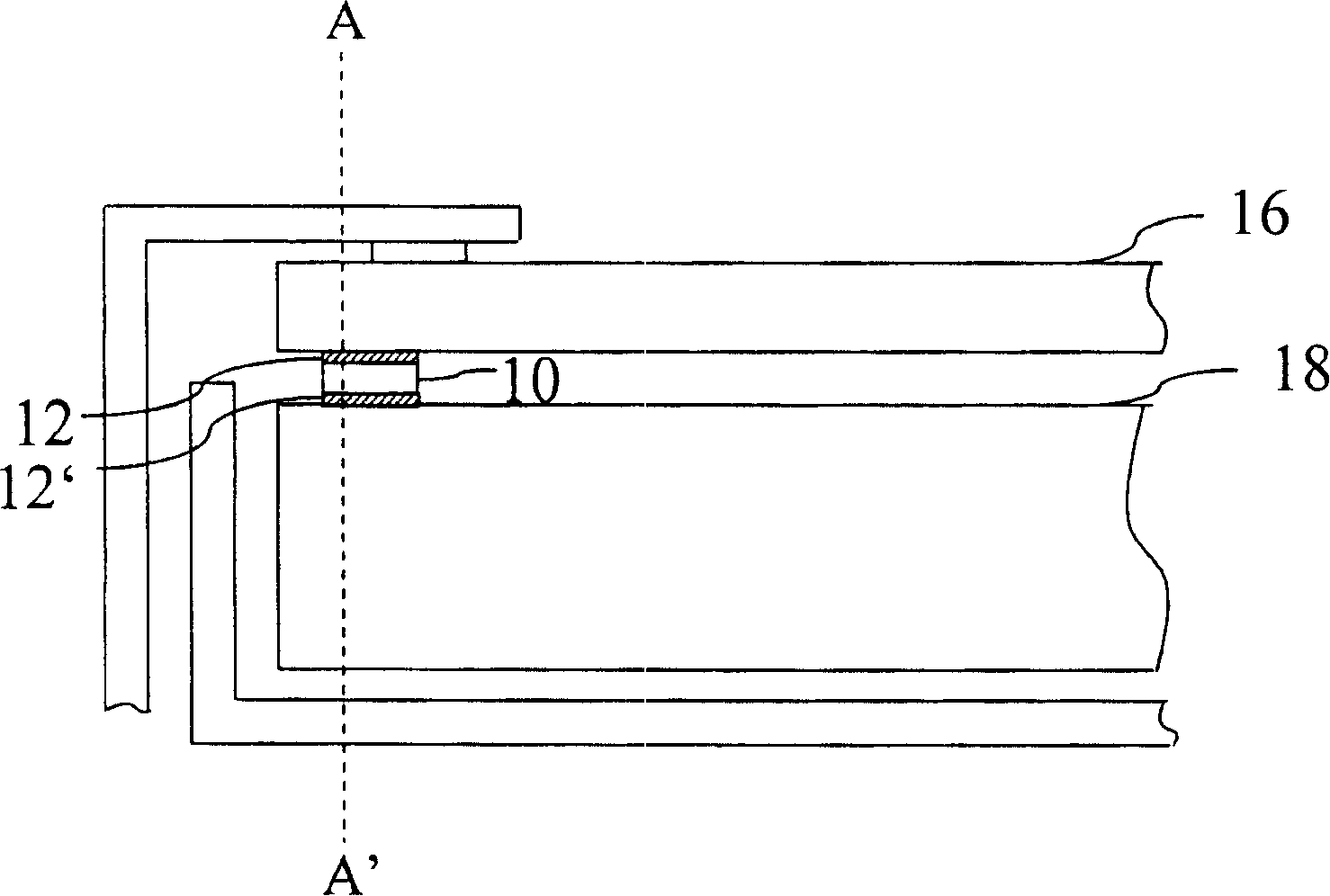 Touch panel assemblage structure