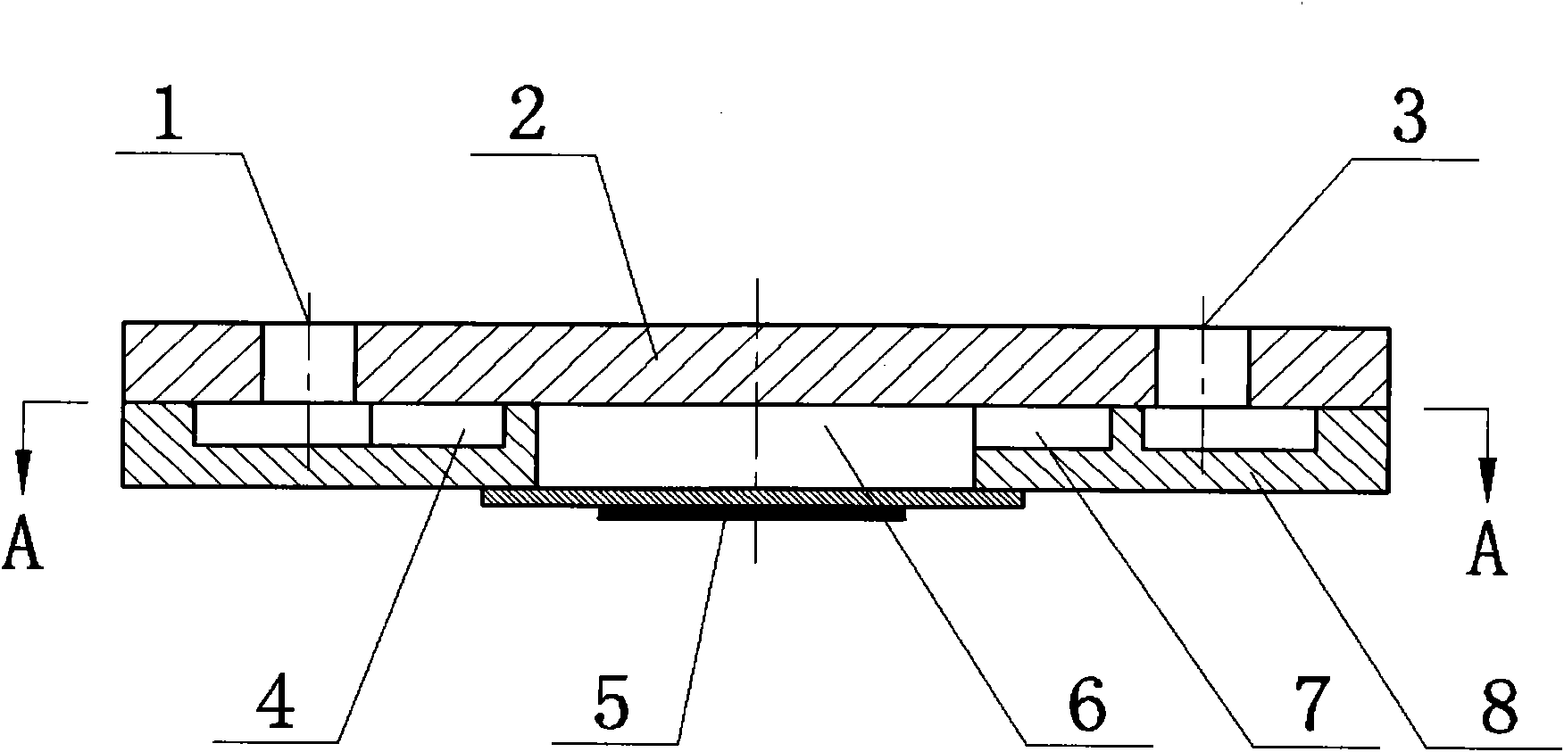 Valveless piezoelectric pump of elliptical combined pipe