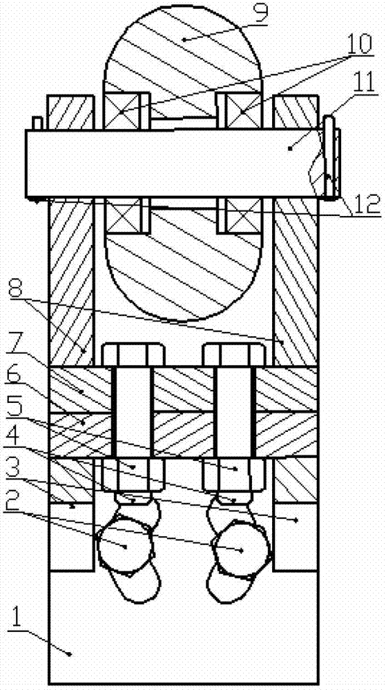 End enclosure spinning backward-overturning preventing device