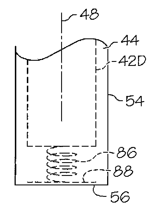 Variable length bag cage