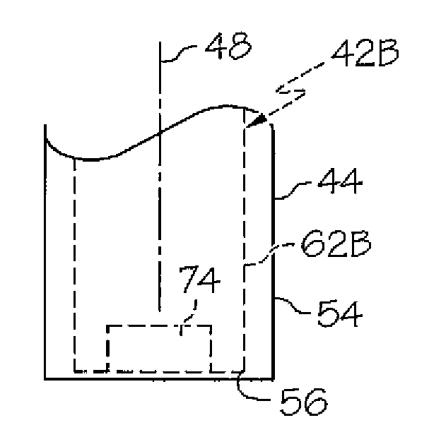 Variable length bag cage