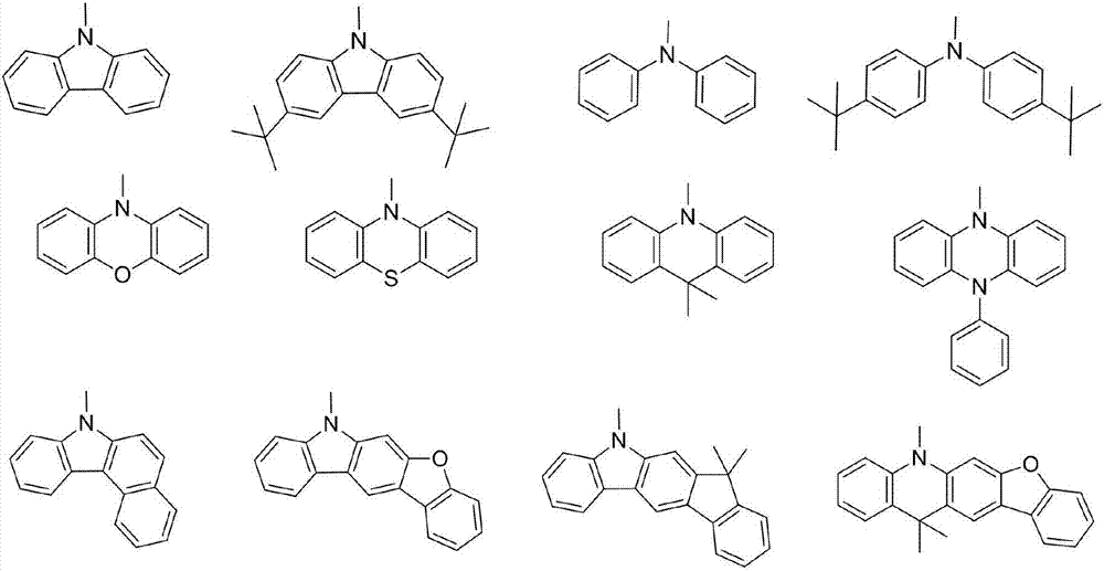 Novel thermal-activated-delayed-fluorescence luminescent material and application thereof