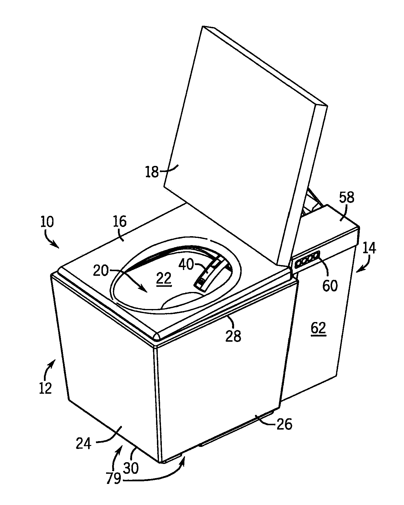 Plumbing fixture having modular control housing