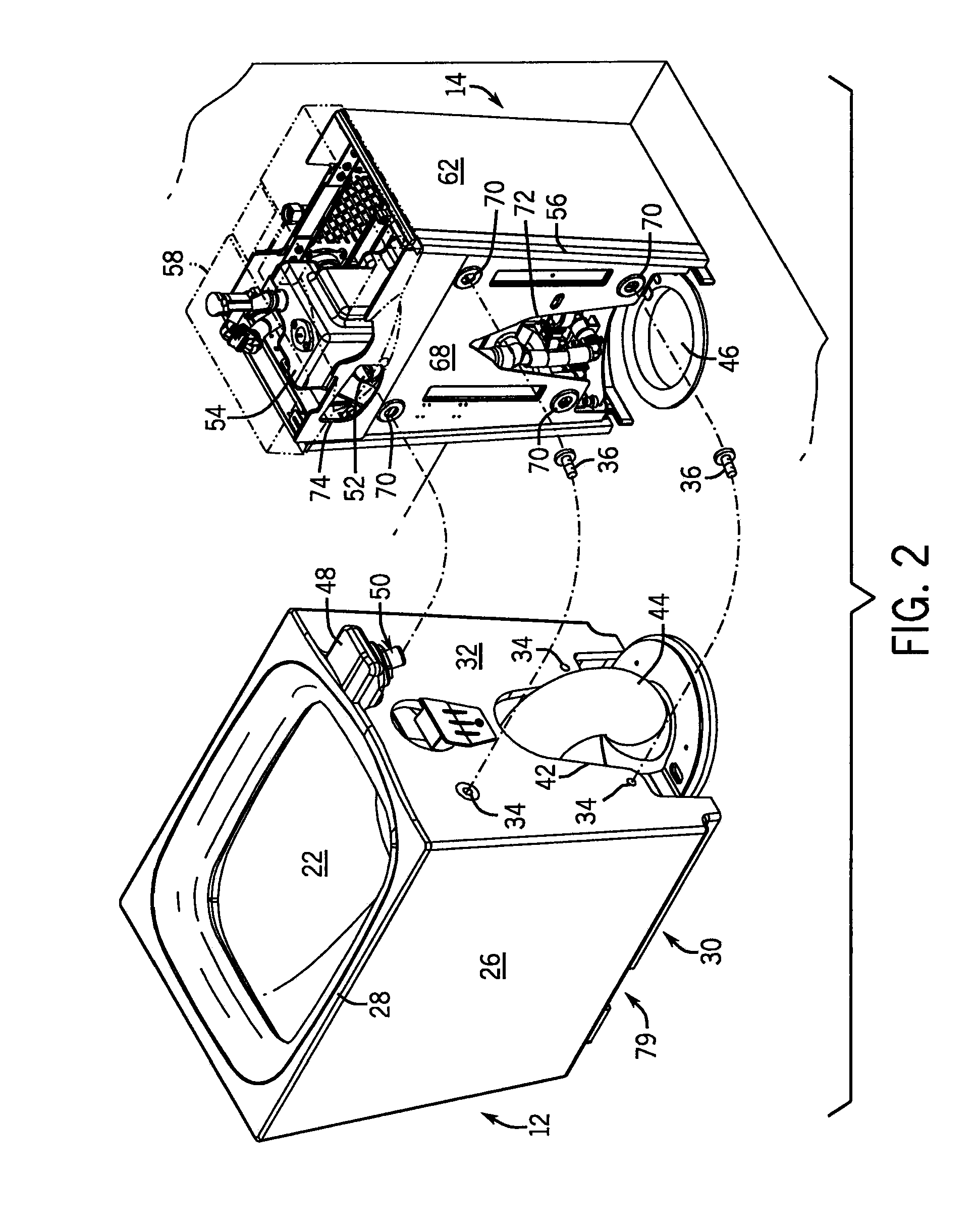 Plumbing fixture having modular control housing