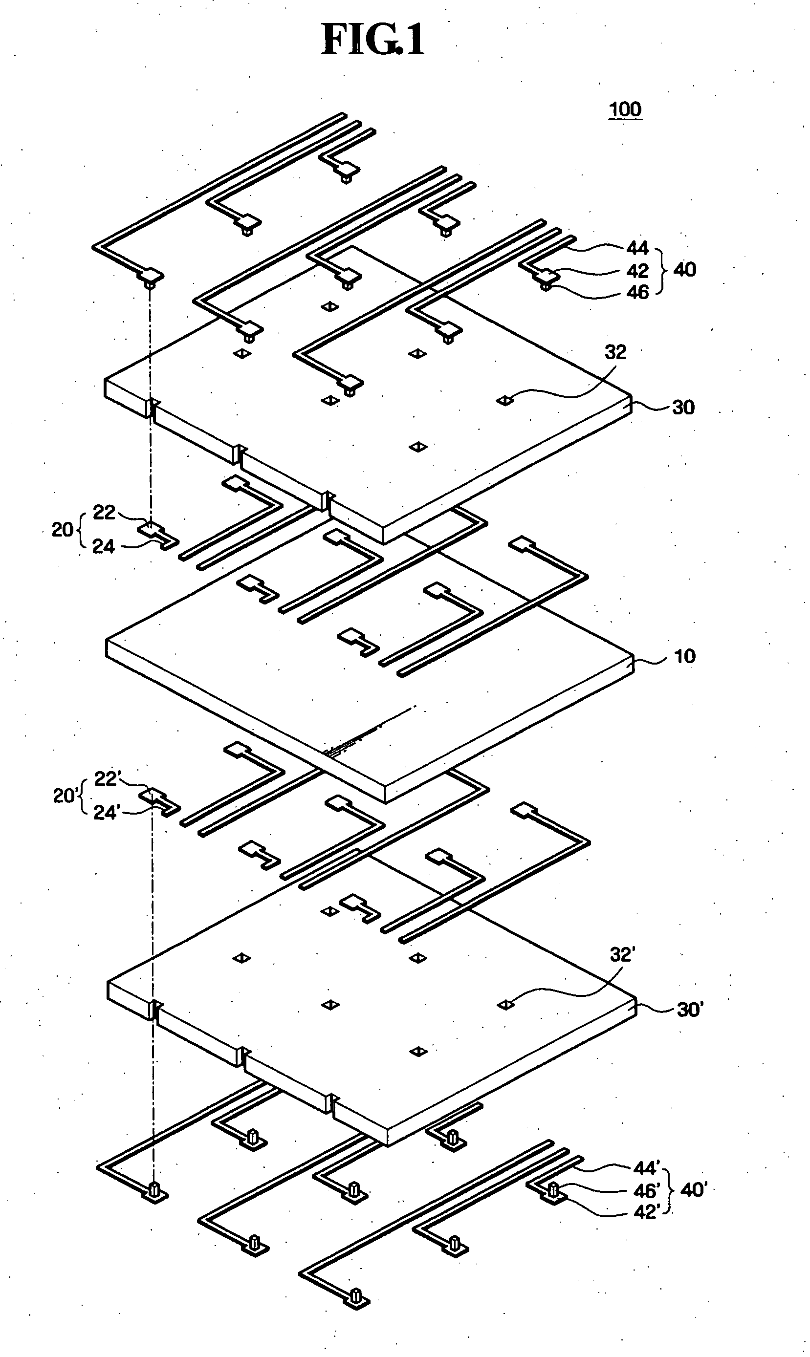 Micro heat flux sensor array