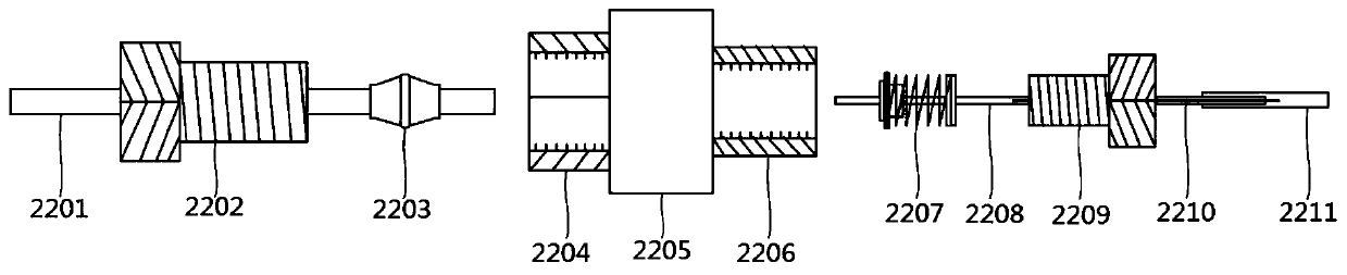 Micro-nano tube clamping device and micro-nano gas-liquid flow experiment device and method