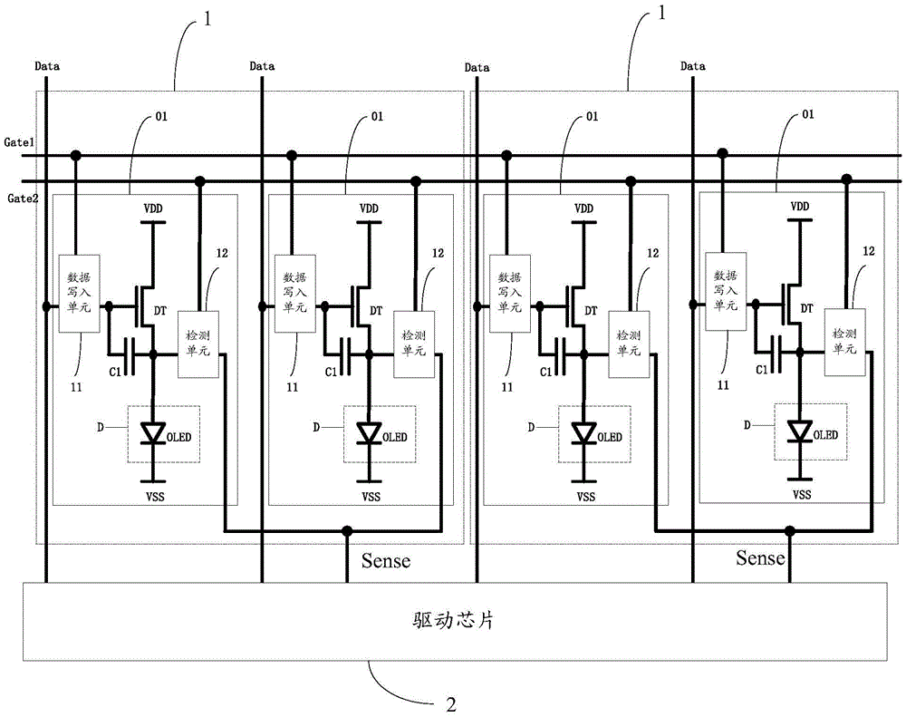 An organic electroluminescence display panel and a display device