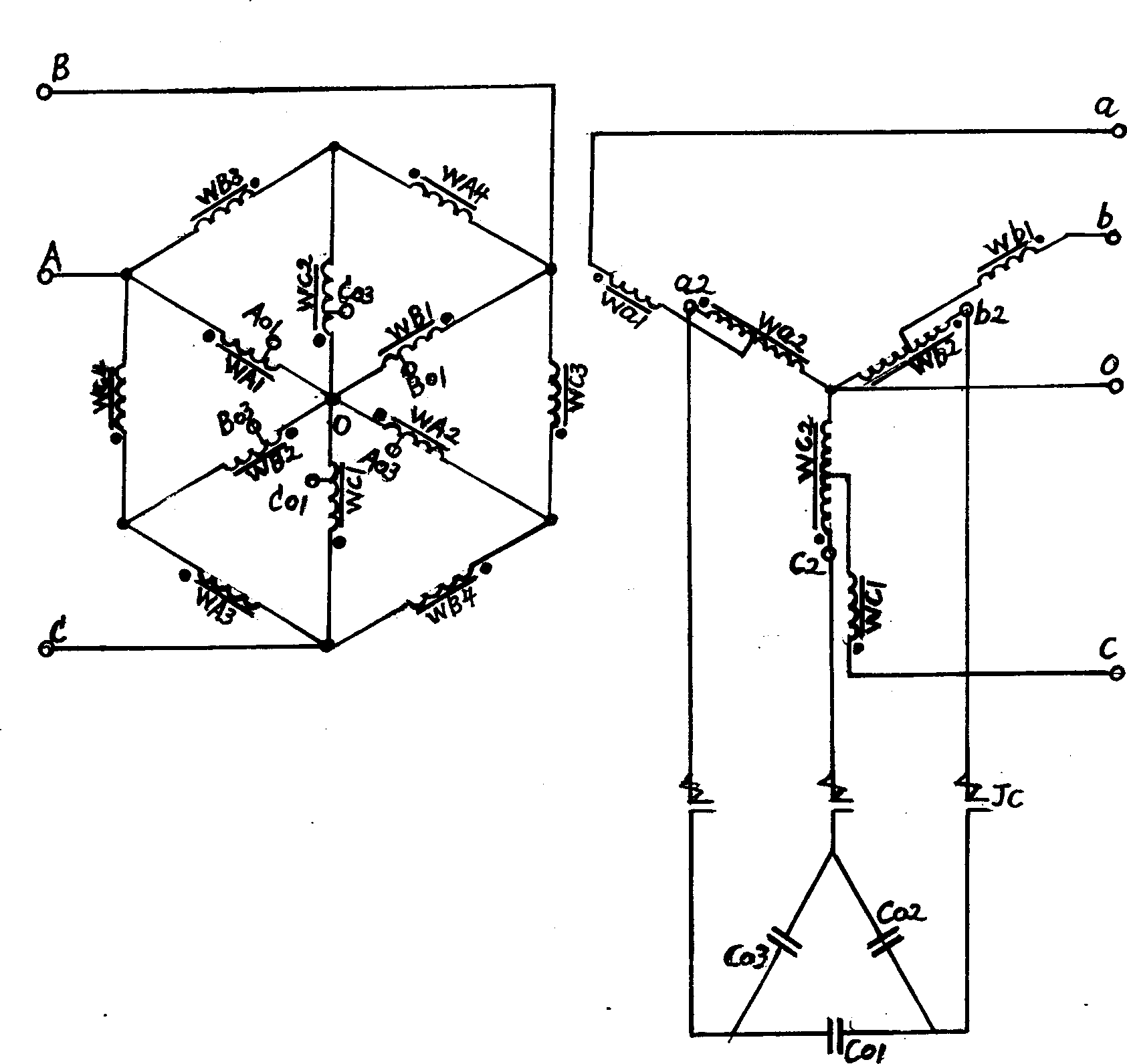 Curved compensating transformer and its phase-shift voltage regulating method