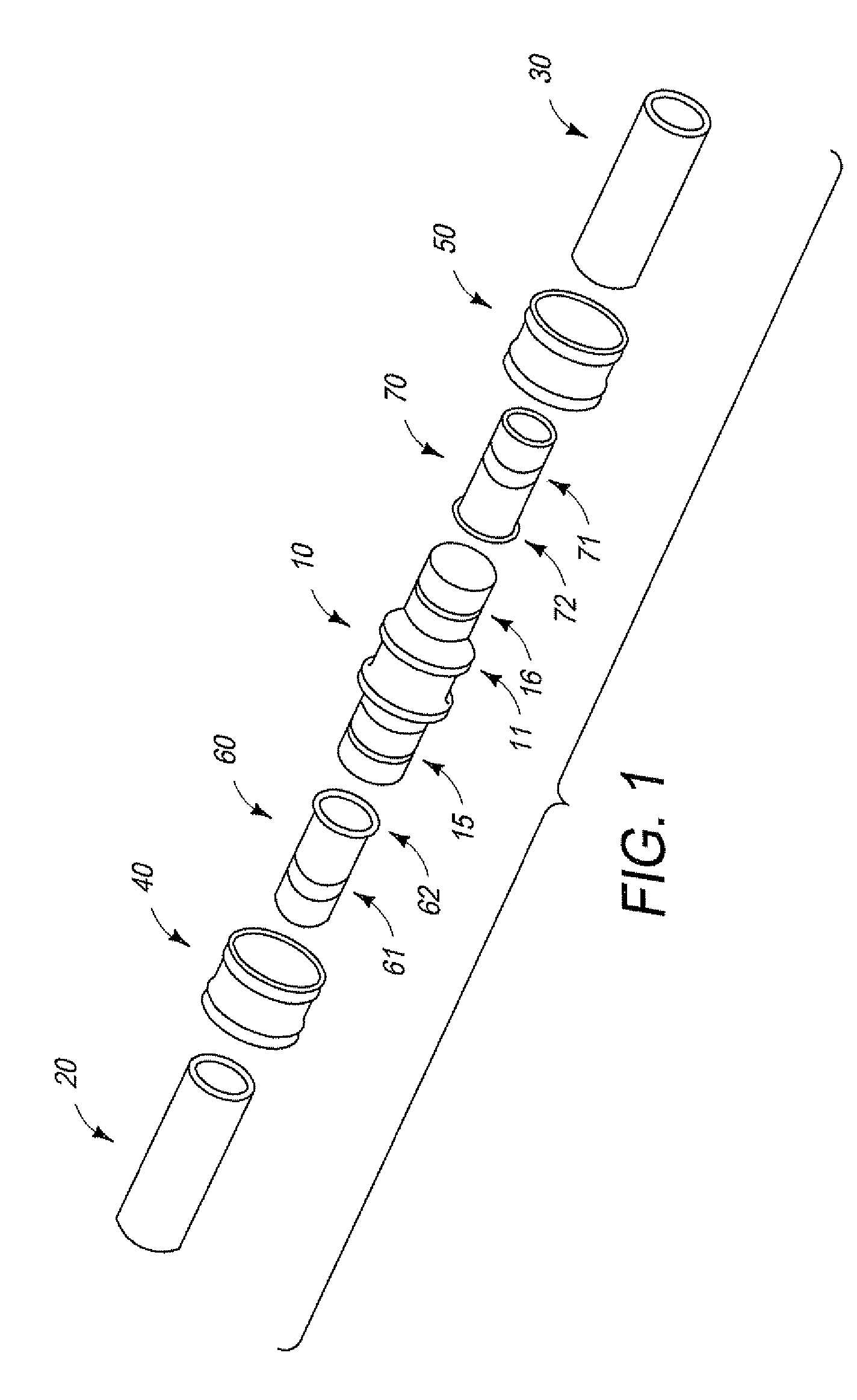 Fluid fitting for soft tubing