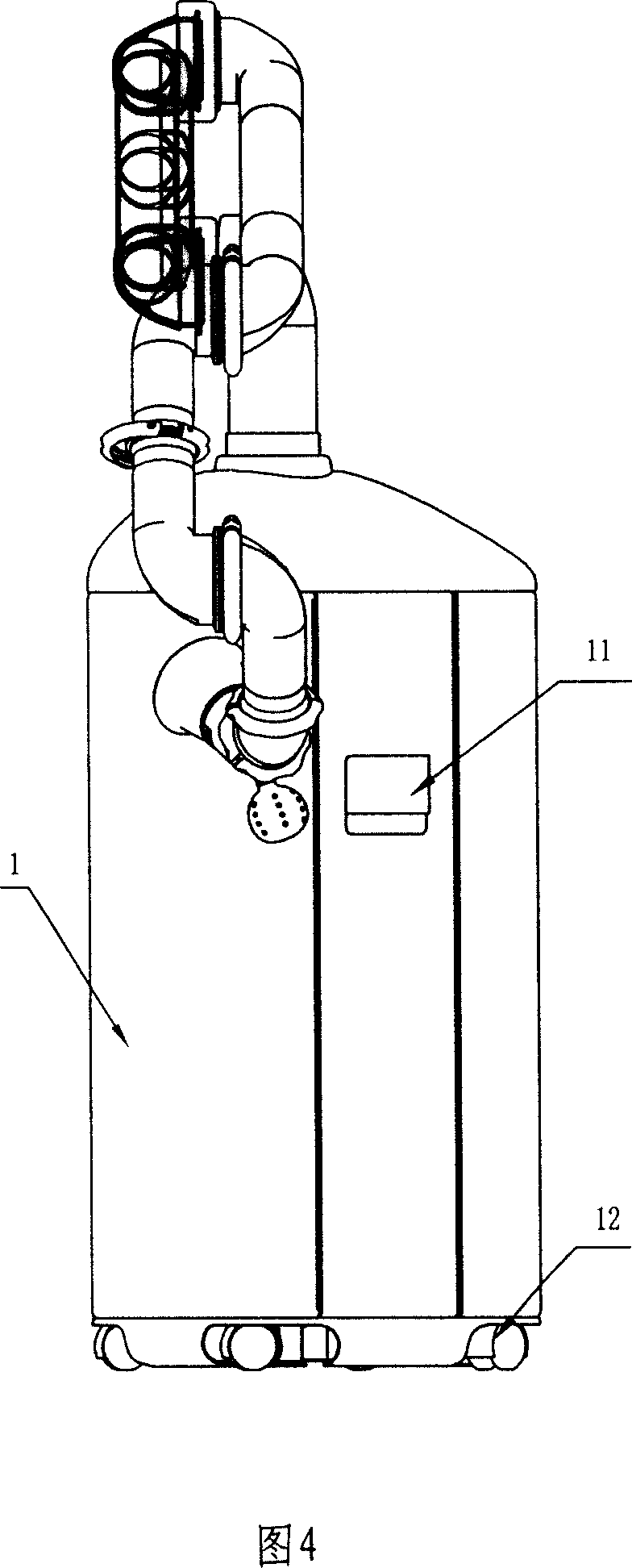 Dust absorption instrument for dentistry