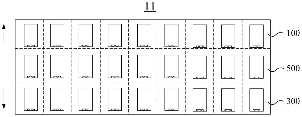 Display motherboard, display panel and method for preparing display panel